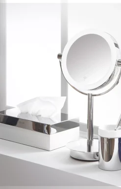 Sale JOOP! Chromeline toothbrush holder, silver/white plain light grey 1
