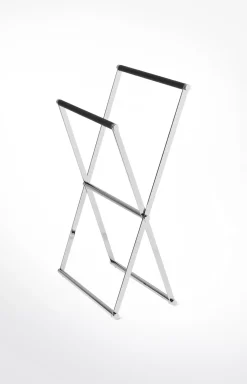 New JOOP! Chromeline towel rack, silver/black plain black 1
