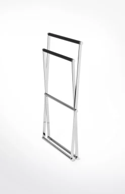 New JOOP! Chromeline towel rack, silver/black plain black 1