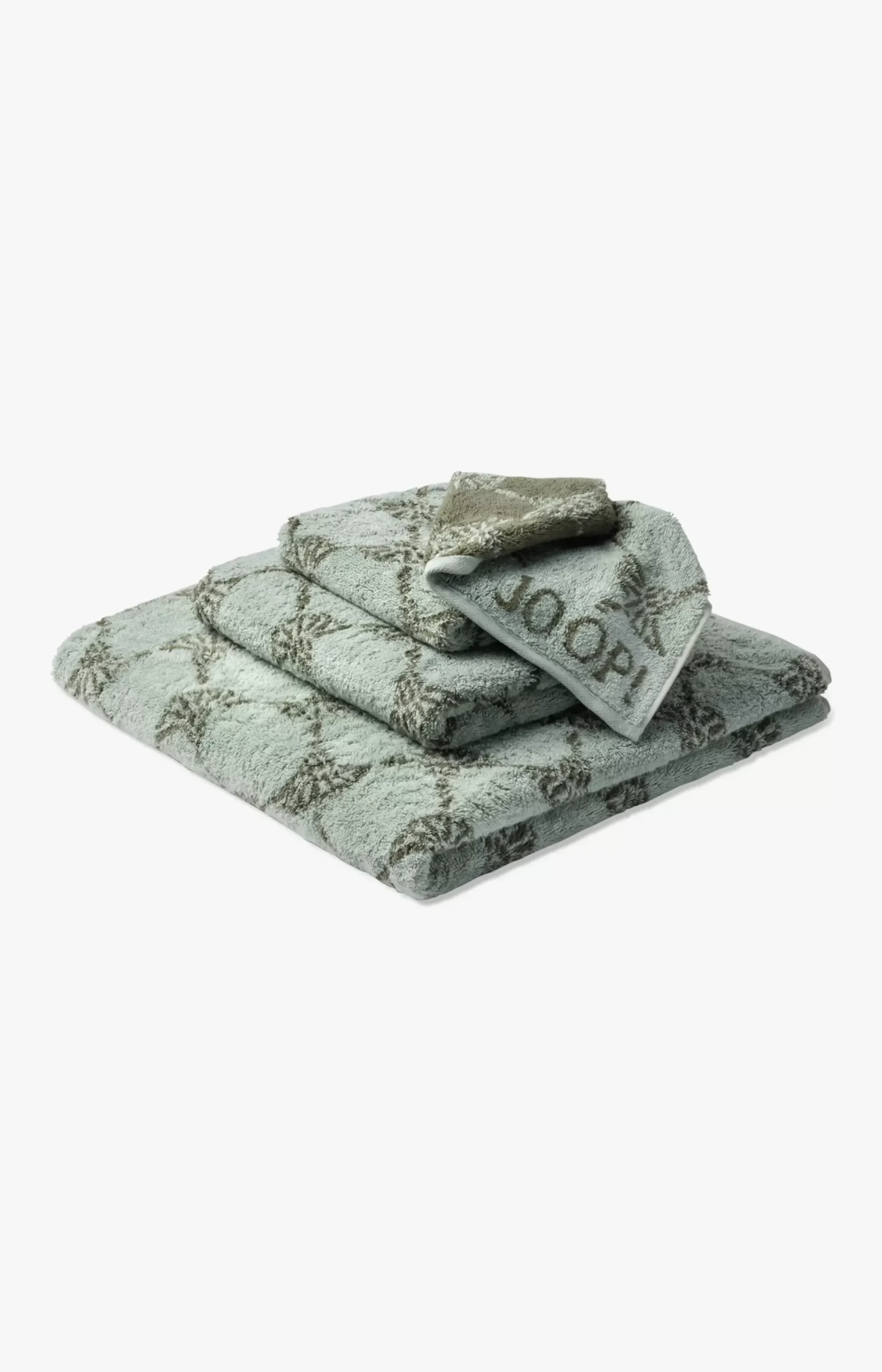 JOOP! Classic Cornflower Terrycloth Series in sage
