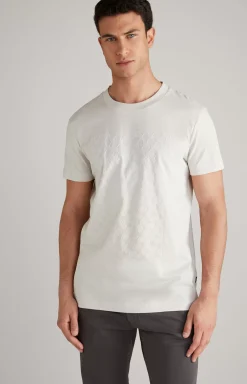 New JOOP! Cornflower Baptiste T-Shirt in off-white