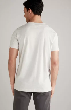 New JOOP! Cornflower Baptiste T-Shirt in off-white