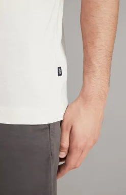 New JOOP! Cornflower Baptiste T-Shirt in off-white
