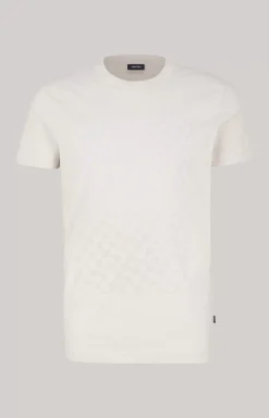 New JOOP! Cornflower Baptiste T-Shirt in off-white