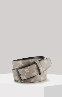 JOOP! Cornflower Belt in a Grey Pattern grey patterned