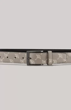 JOOP! Cornflower Belt in a Grey Pattern grey patterned