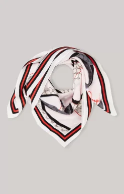Discount JOOP! Cornflower Scarf in a Grey/Pink/Red Pattern Open Miscellaneous         
