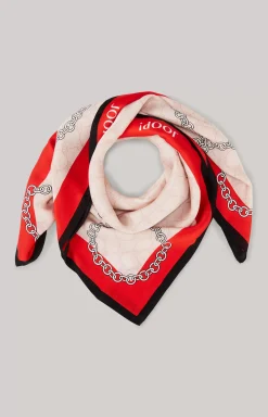 Outlet JOOP! Cornflower Scarf in a /Ecru Pattern red
