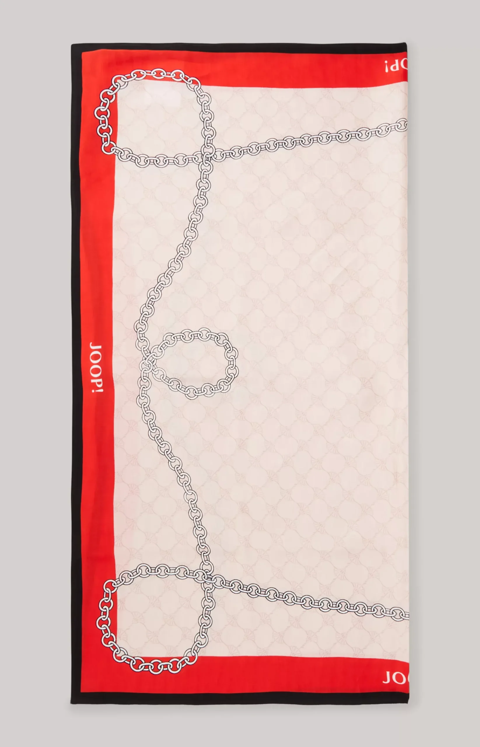 Outlet JOOP! Cornflower Scarf in a /Ecru Pattern red