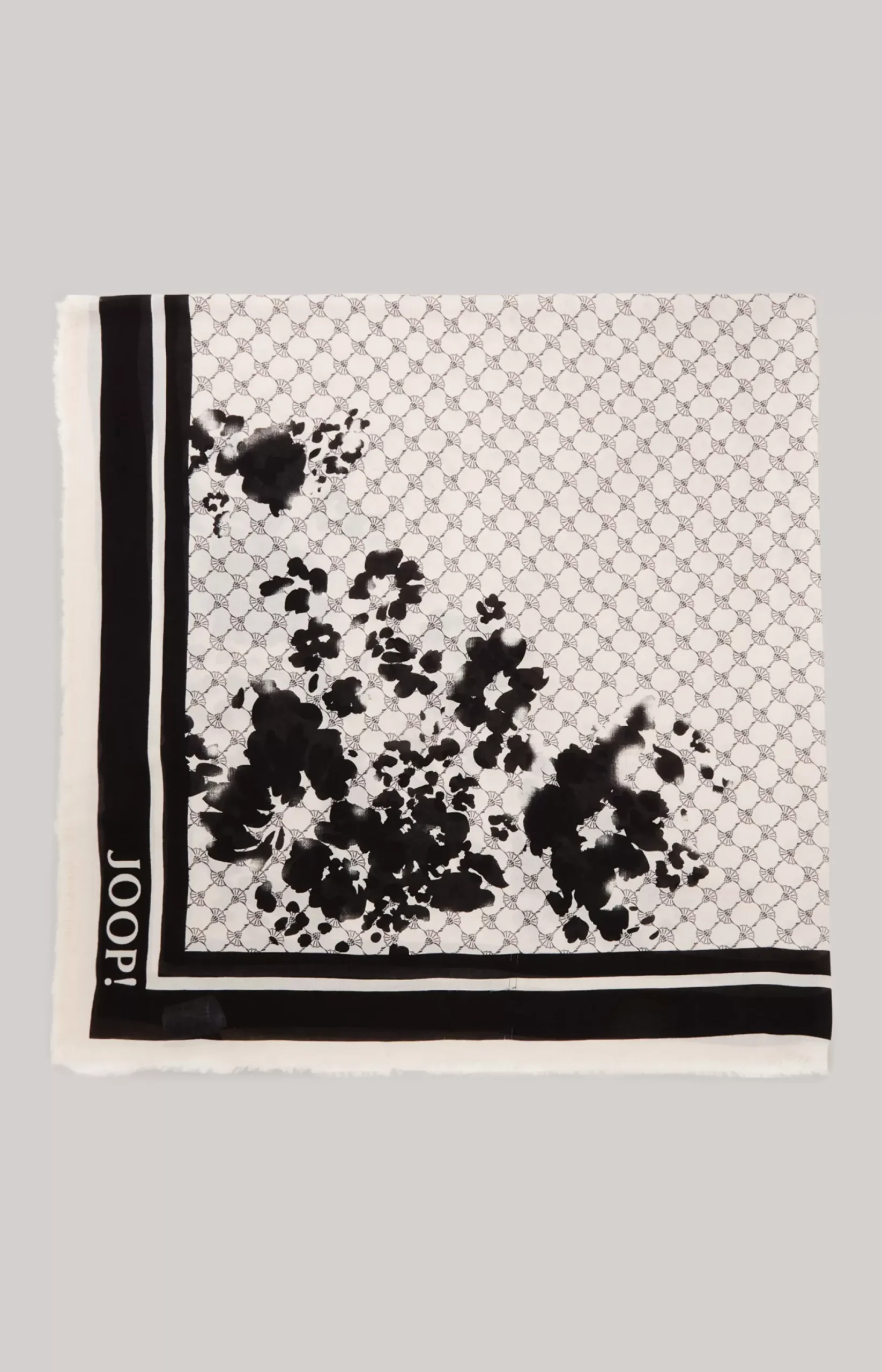 Outlet JOOP! Cornflower Scarf in /Ecru black