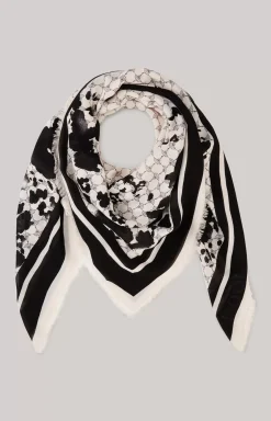 Outlet JOOP! Cornflower Scarf in /Ecru black