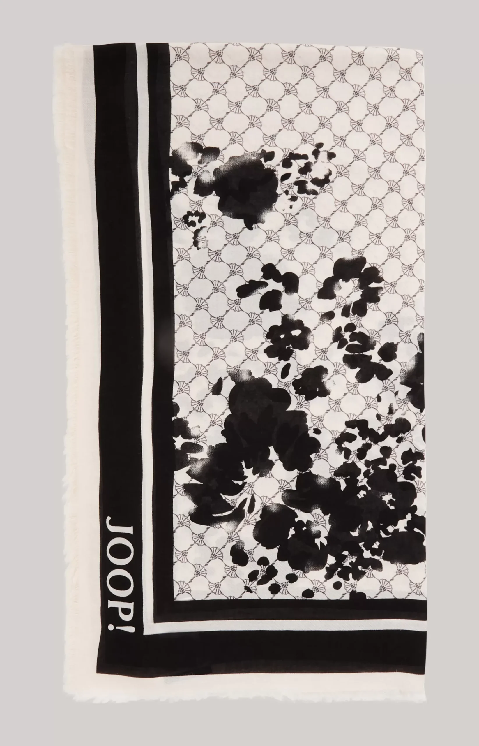 Outlet JOOP! Cornflower Scarf in /Ecru black