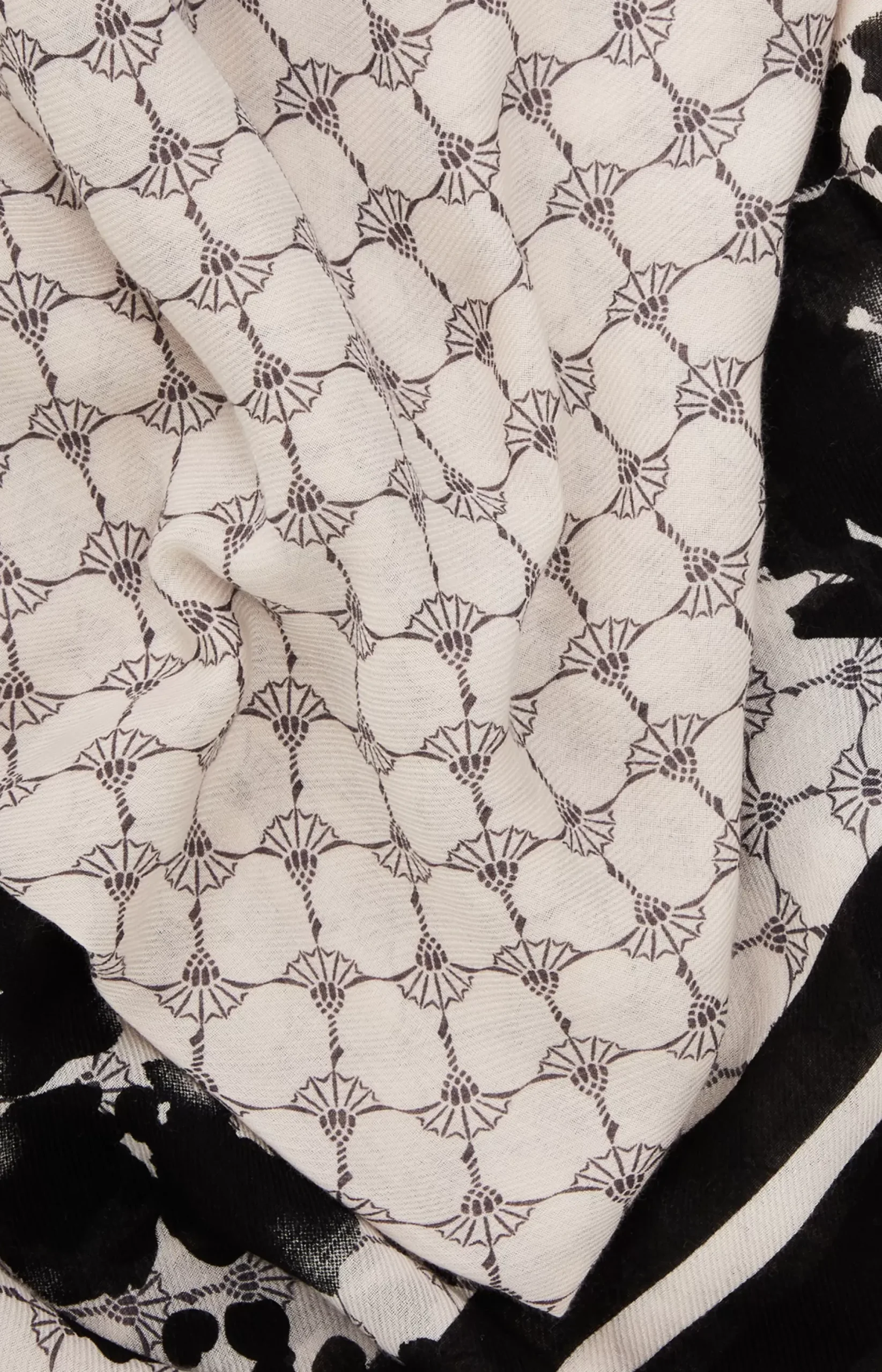 Outlet JOOP! Cornflower Scarf in /Ecru black