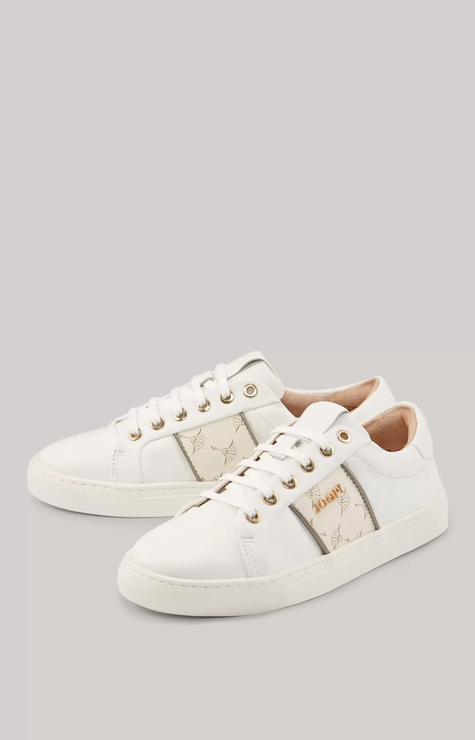 Online JOOP! Cortina Lista Coralie Trainers in Off-white/Rosé offwhite/rosé