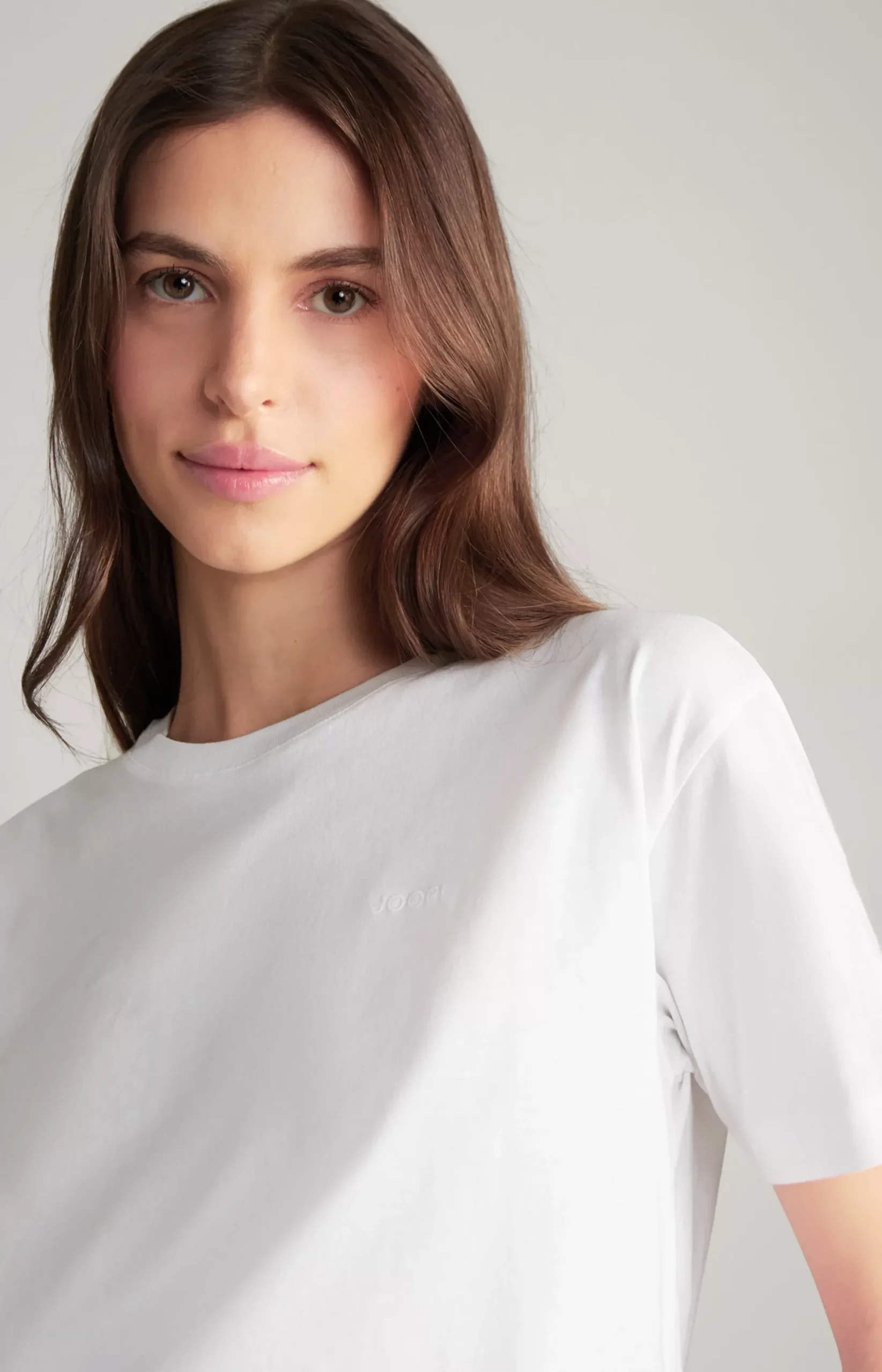 JOOP! Cotton T-Shirt in white