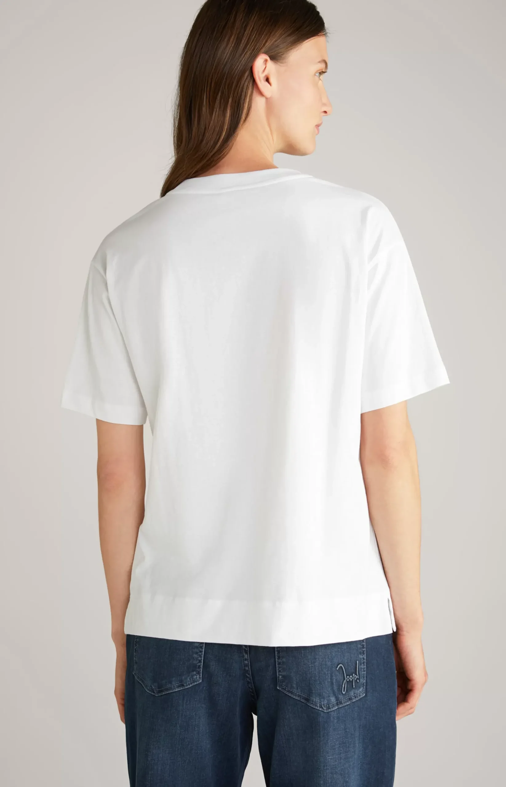 JOOP! Cotton T-Shirt in white