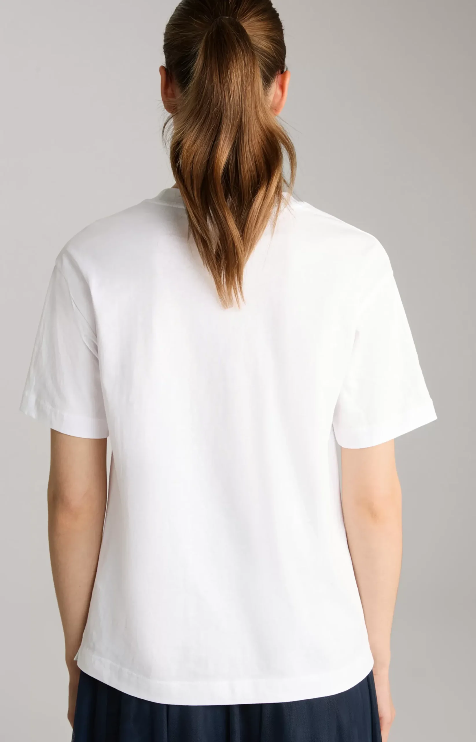 New JOOP! Cotton T-Shirt in white/blue