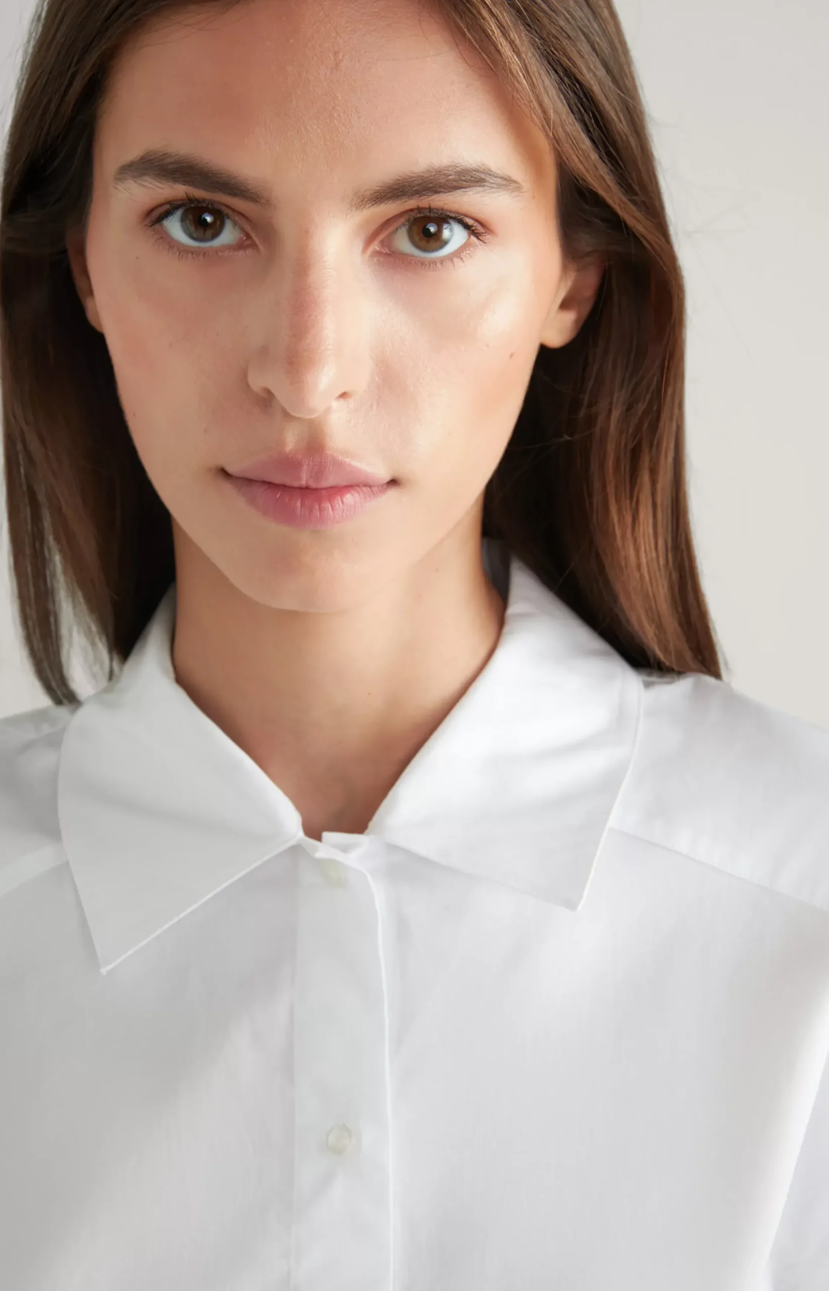 Discount JOOP! Cotton Twill Blouse in white