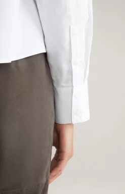 Discount JOOP! Cotton Twill Blouse in white