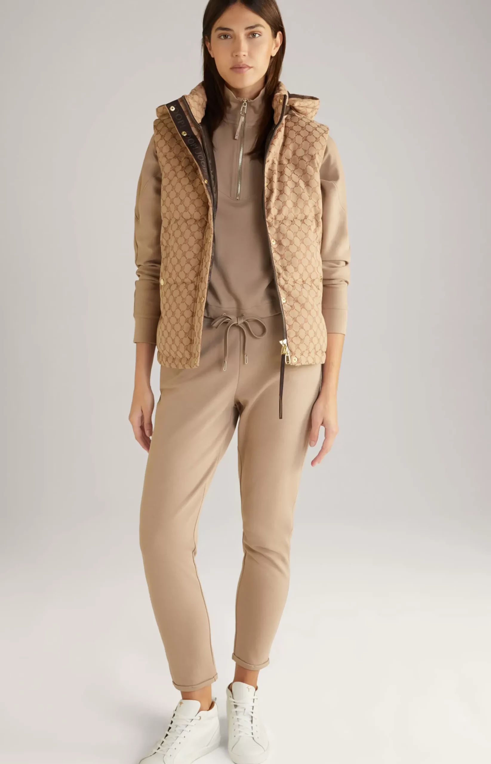 Online JOOP! Cropped Sweatshirt in light brown