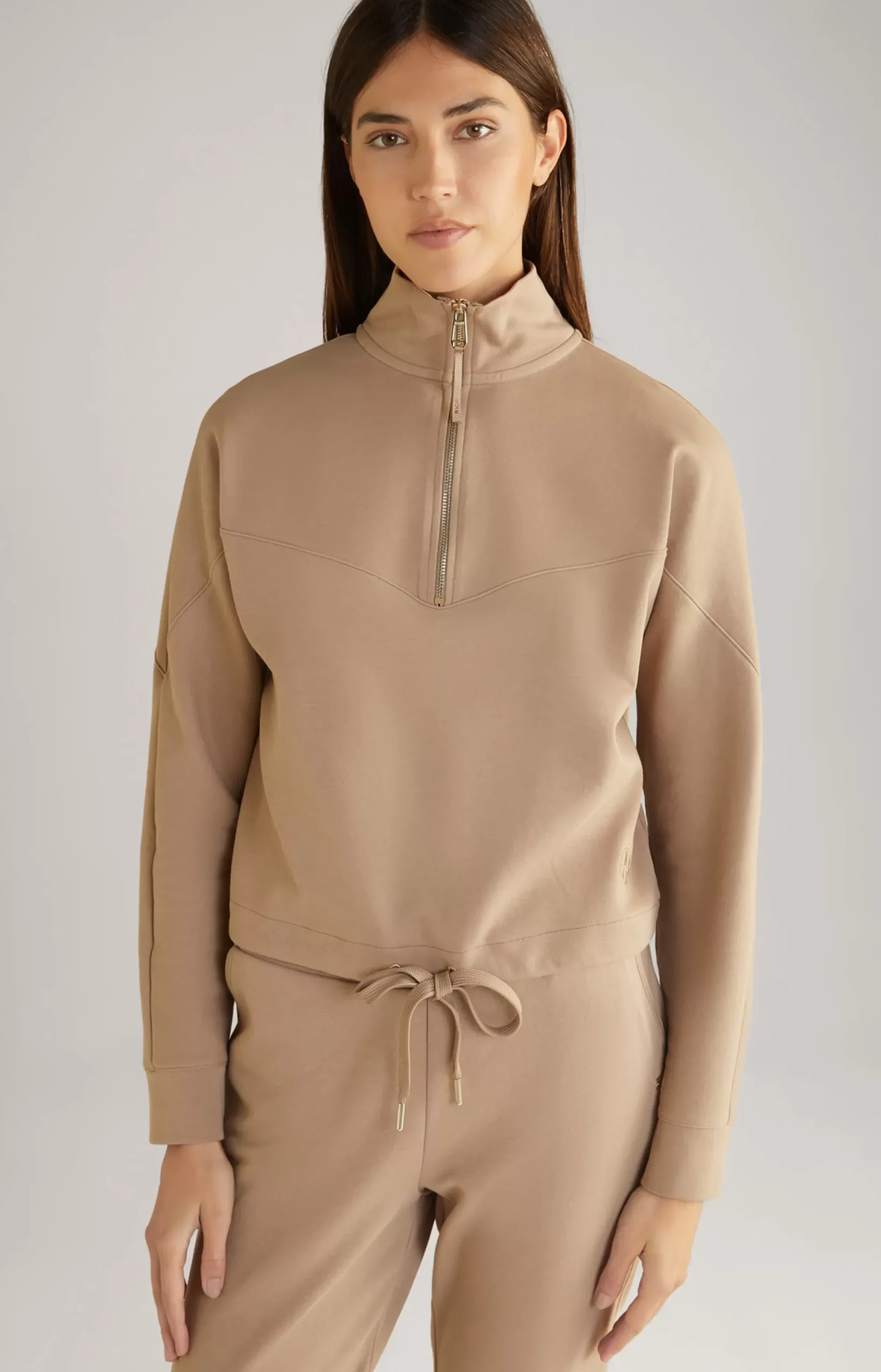 Online JOOP! Cropped Sweatshirt in light brown