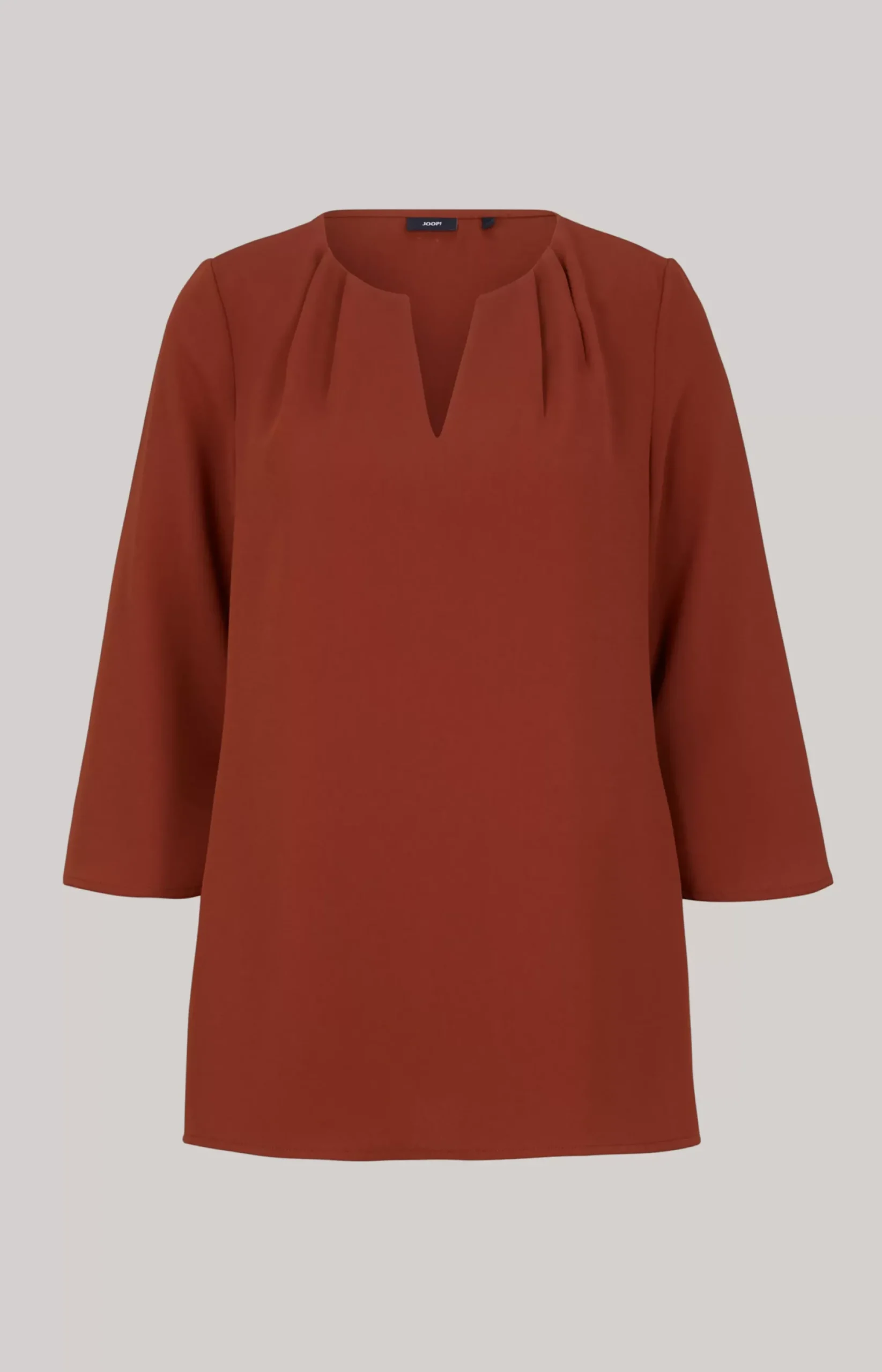 Best JOOP! Crêpe Blouse in copper brown
