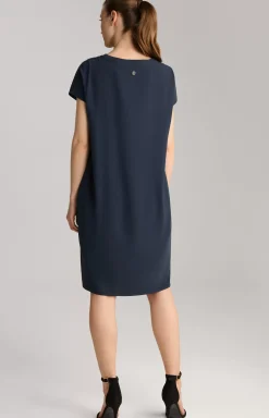 Outlet JOOP! Crêpe Dress in navy