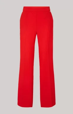 Discount JOOP! Crêpe Marlene Trousers in red