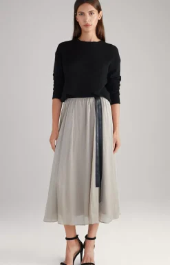 Online JOOP! Crêpe Organza Skirt in beige