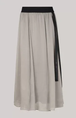 Online JOOP! Crêpe Organza Skirt in beige