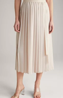 JOOP! Crêpe Skirt in Champagne beige