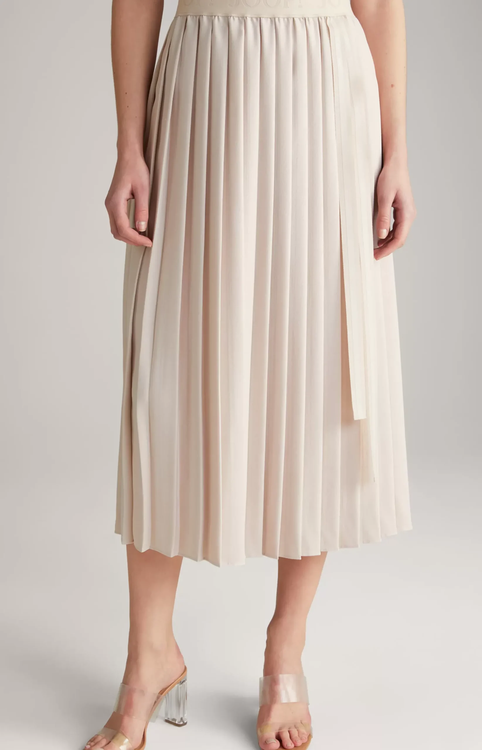 JOOP! Crêpe Skirt in Champagne beige