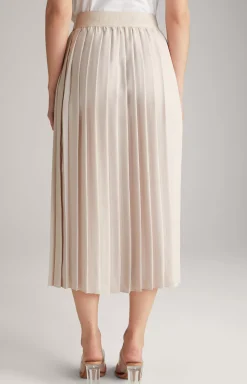 JOOP! Crêpe Skirt in Champagne beige