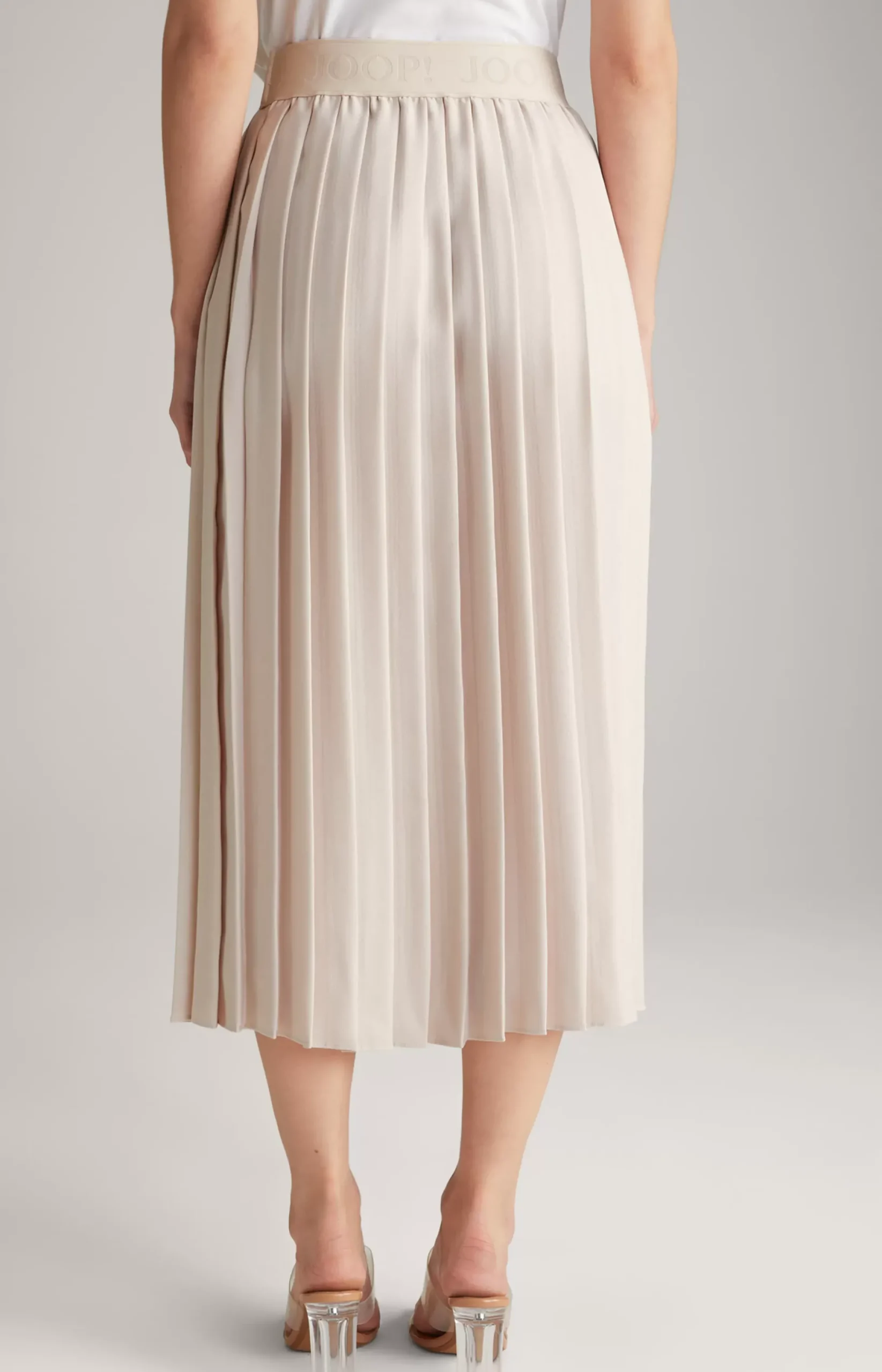 JOOP! Crêpe Skirt in Champagne beige