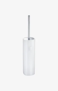Clearance JOOP! Crystal Line freestanding toilet brush set white