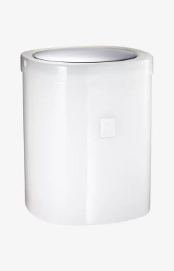 Hot JOOP! Crystal Line storage bin with swivel lid in White