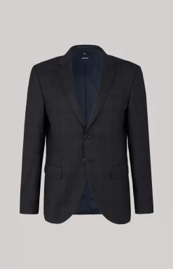 Outlet JOOP! Damon Jacket in Dark Blue Check dark blue checked