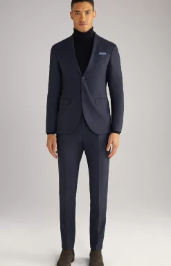 Online JOOP! Damon-Gun Suit in Dark Blue Check dark blue checked