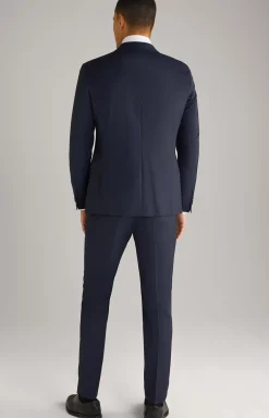 Outlet JOOP! Damon-Gun Virgin Wool Suit in Textured blue