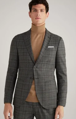 New JOOP! Dash Modular Jacket in a Grey Check grey checked
