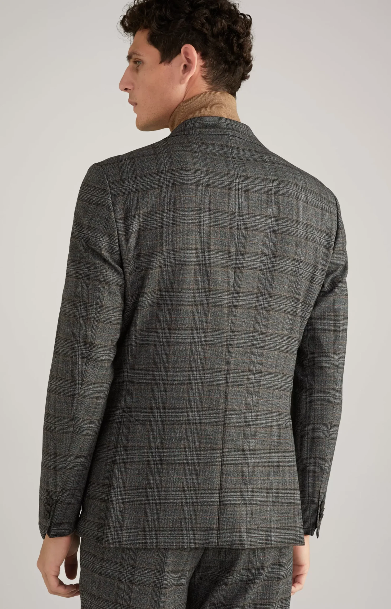 New JOOP! Dash Modular Jacket in a Grey Check grey checked