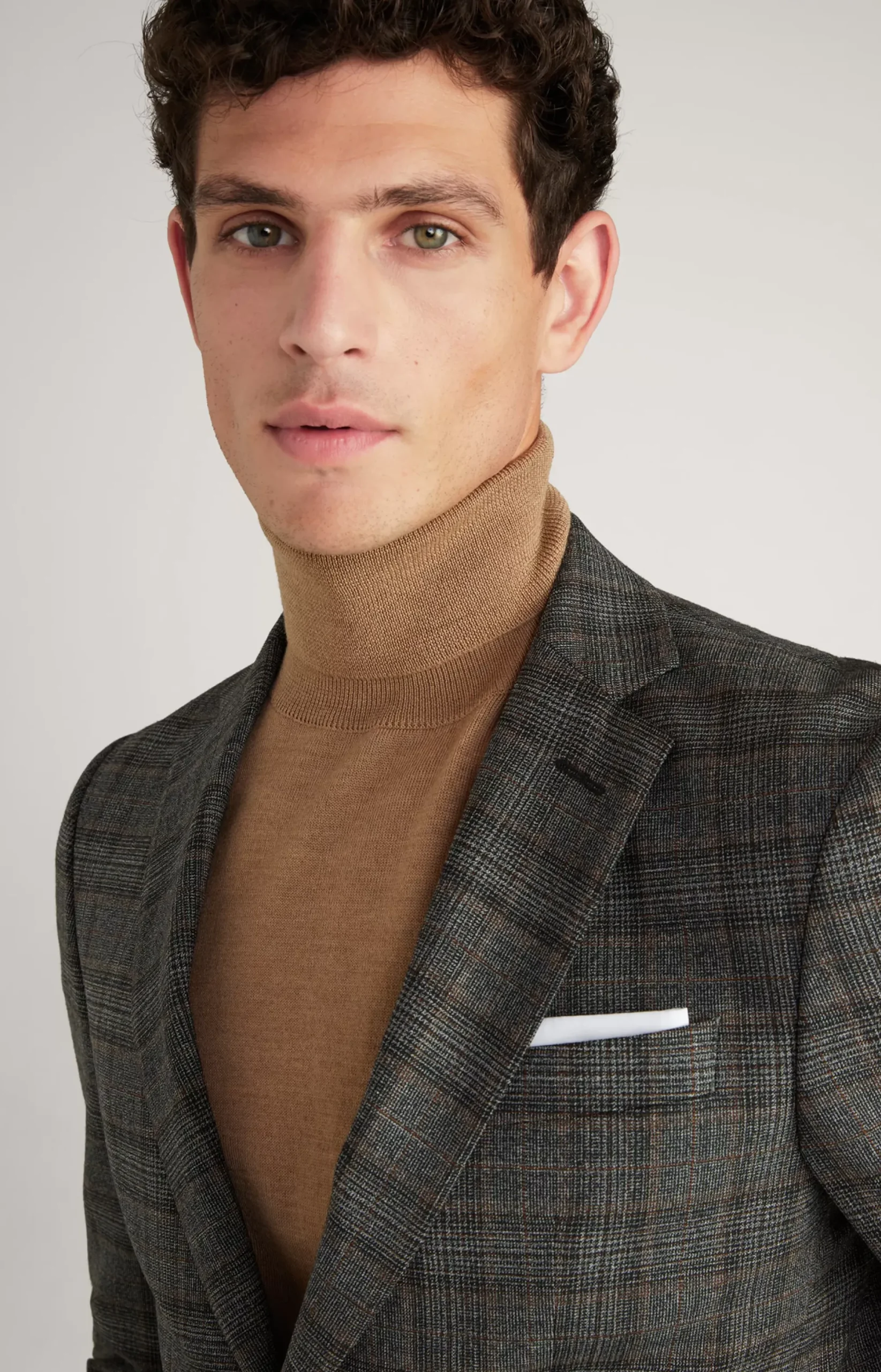 New JOOP! Dash Modular Jacket in a Grey Check grey checked