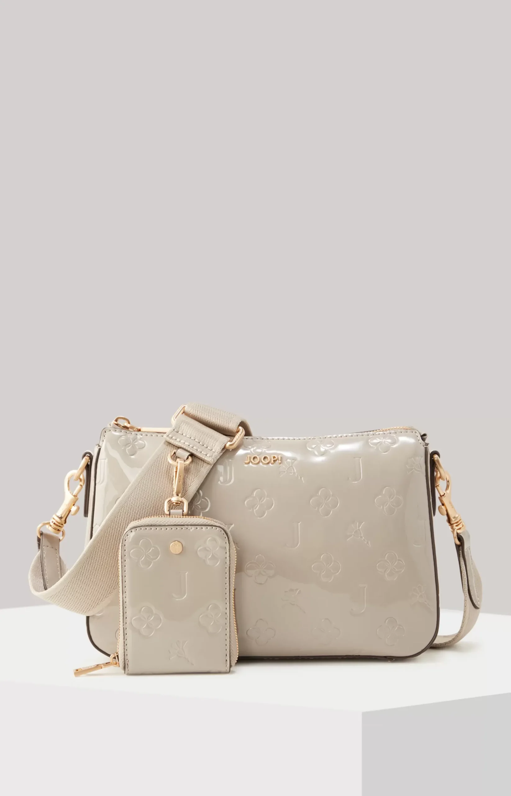 Best JOOP! Decoro Lucente Jasmina Shoulder Bag in Greige