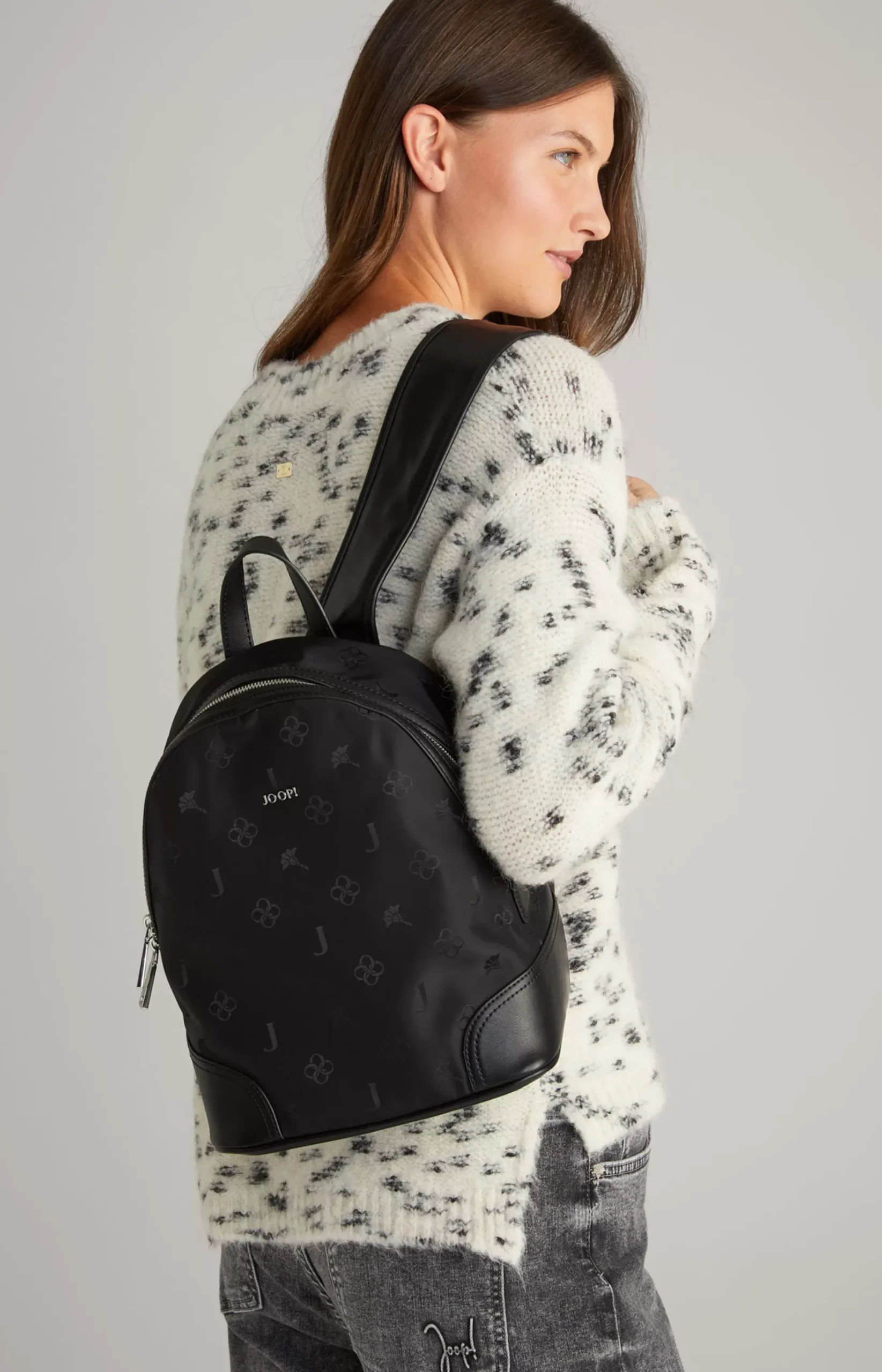 Sale JOOP! Decoro Tessuto Enrica Rucksack in black