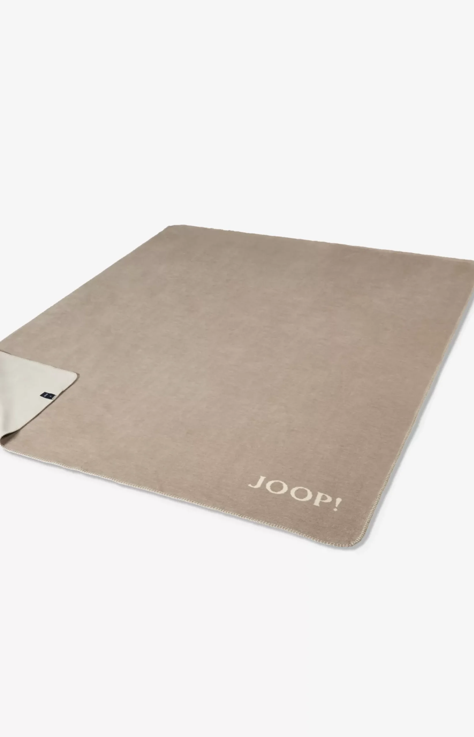 Sale JOOP! Double-face blend blanket in sand/natural sand/nature