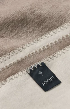 Sale JOOP! Double-face blend blanket in sand/natural sand/nature