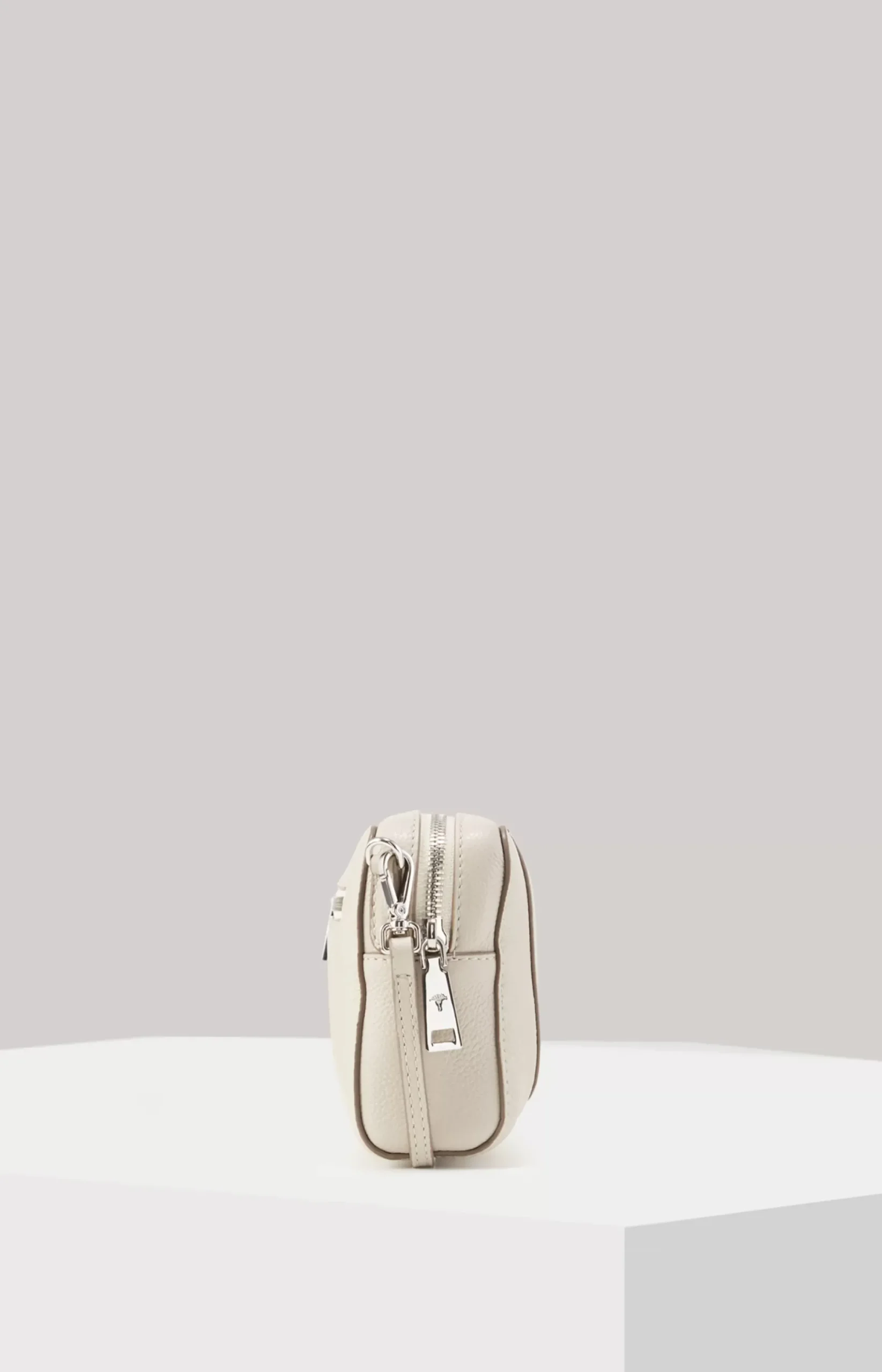 Clearance JOOP! Estate Casta Leather Shoulder Bag in light grey