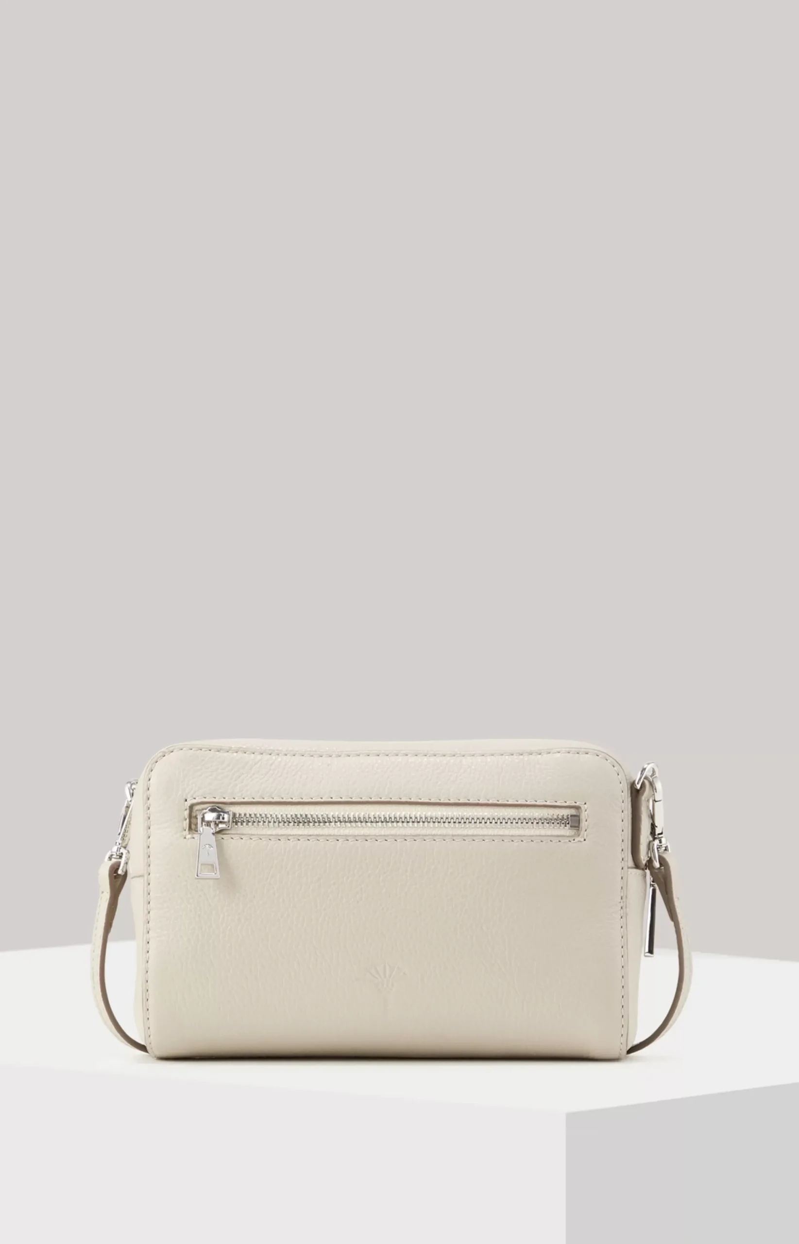 Clearance JOOP! Estate Casta Leather Shoulder Bag in light grey