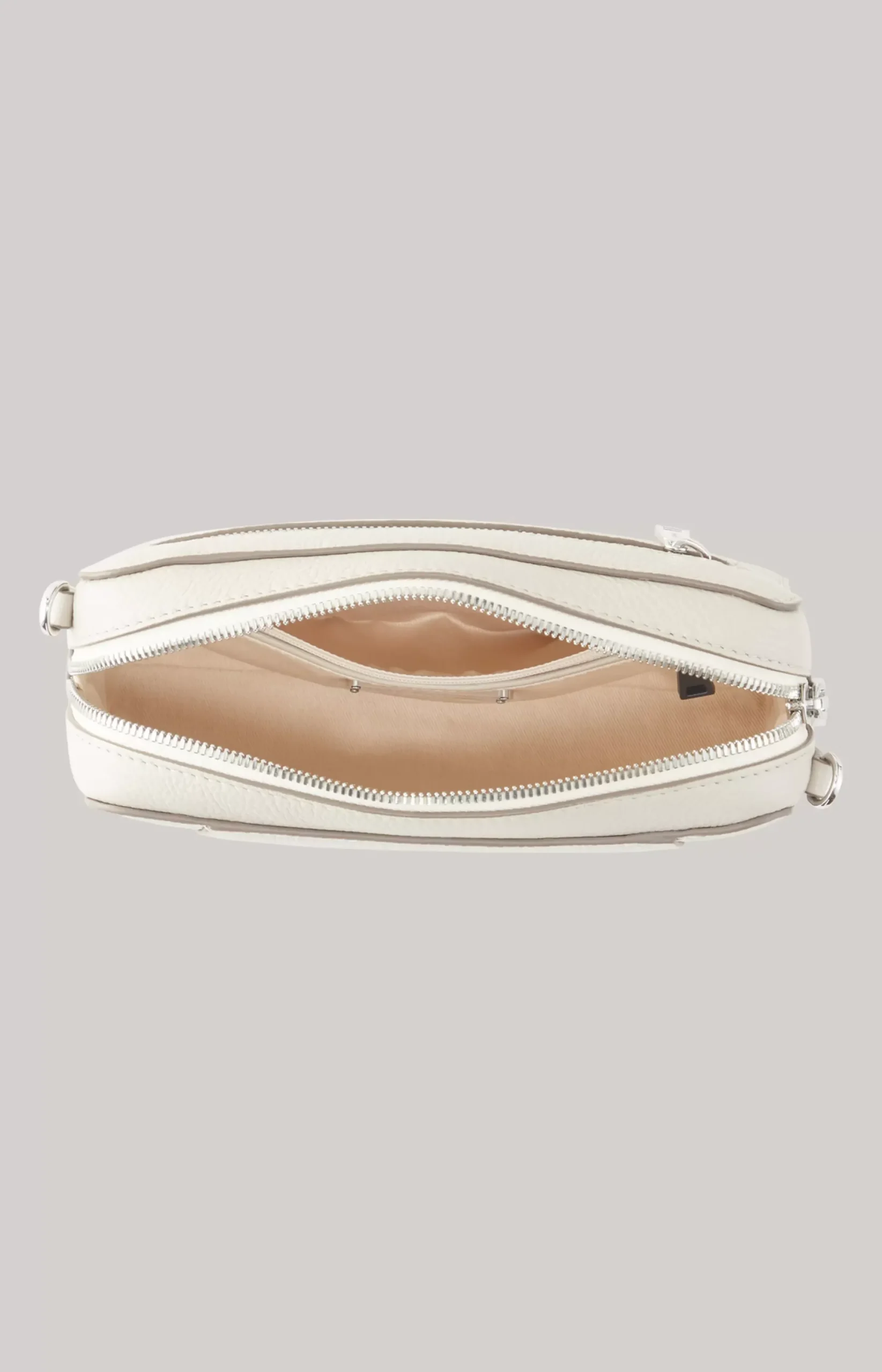 Clearance JOOP! Estate Casta Leather Shoulder Bag in light grey