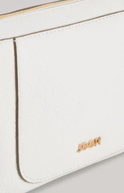 Clearance JOOP! Estate Casta Leather Shoulder Bag in white